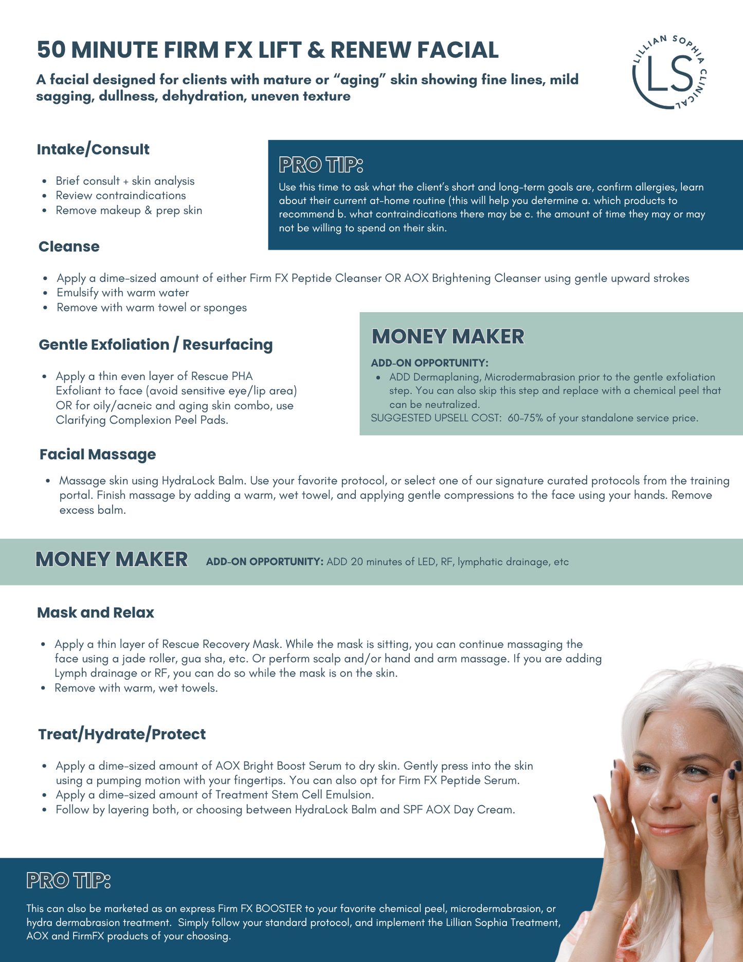 50 Minute Firm FX Lift & Renew Facial Protocol