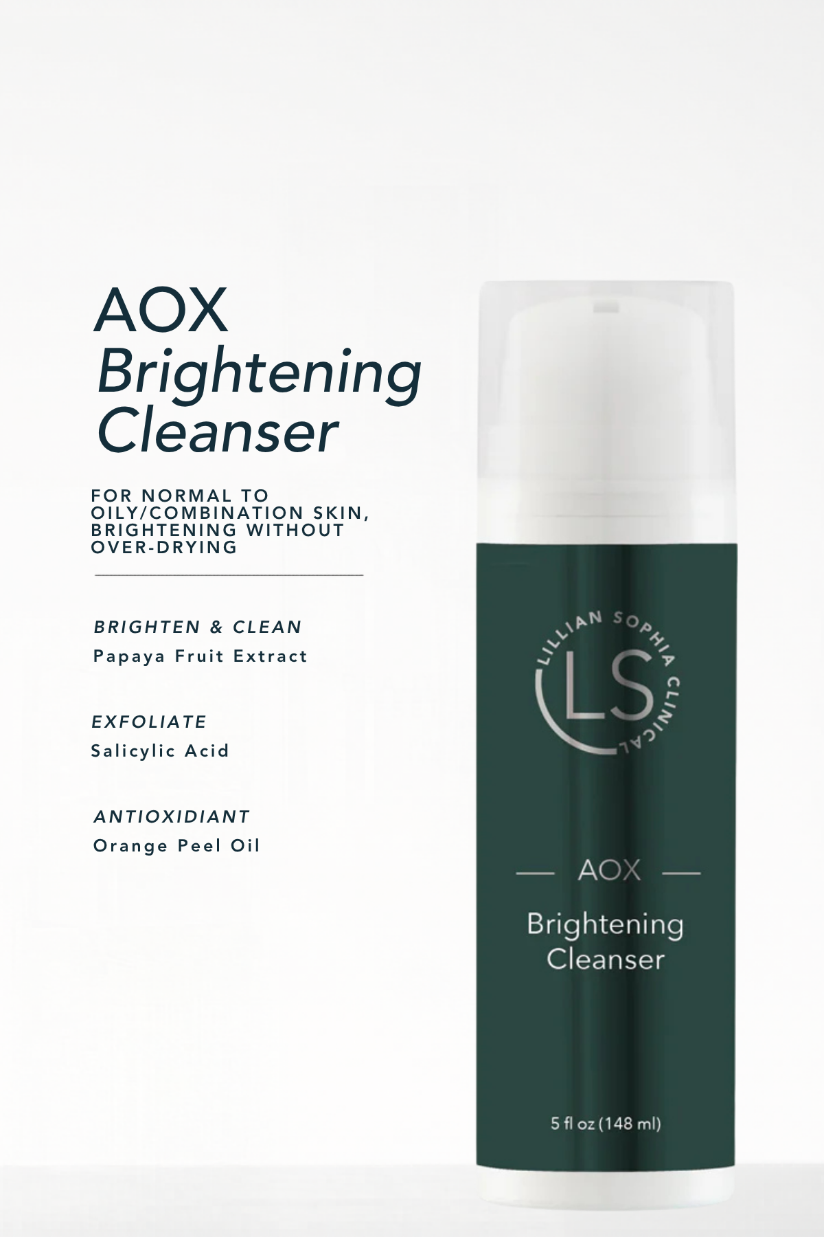 AOX Brightening Cleanser Graphic