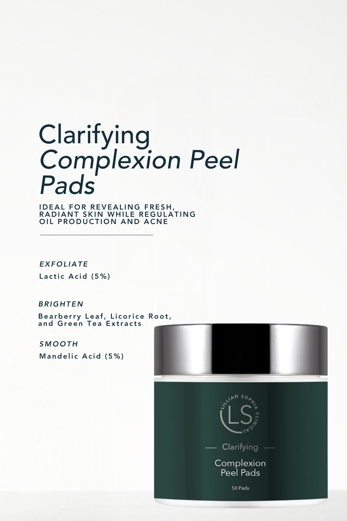 Clarifying Complexion Peel Pads Graphic