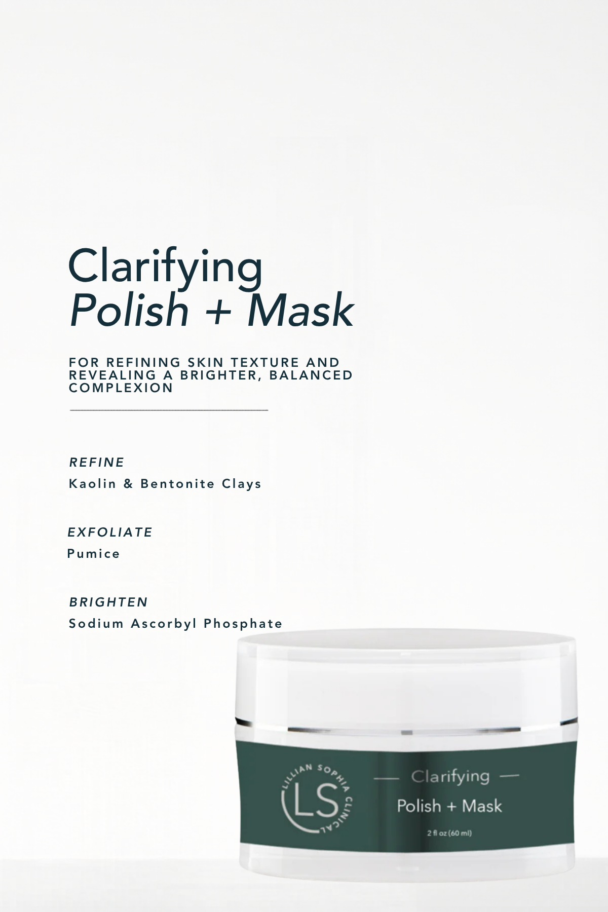 Clarifying Polish + Mask Graphic
