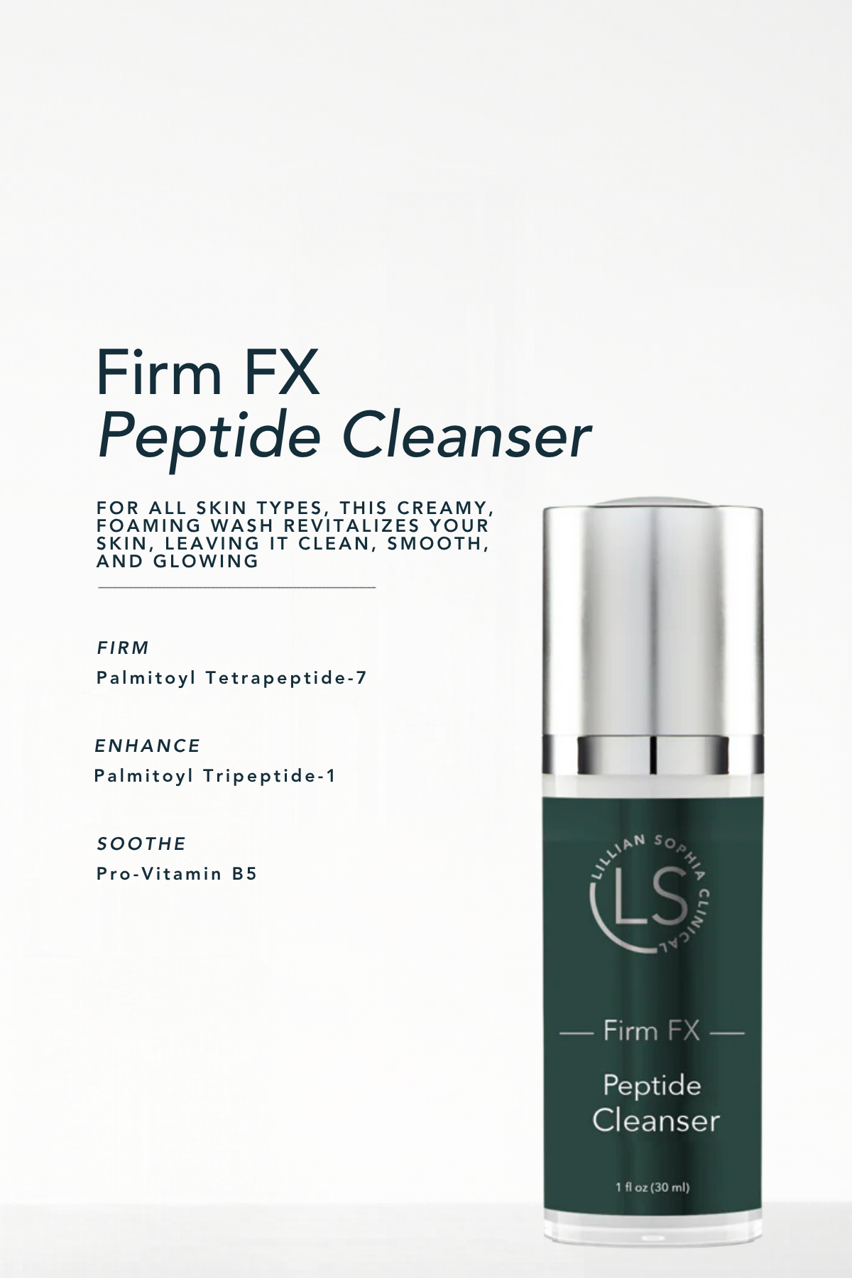 Firm FX Peptide Cleanser Graphic