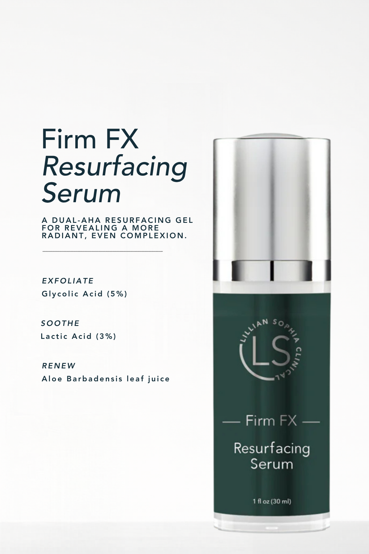 Firm FX Resurfacing Serum Graphic