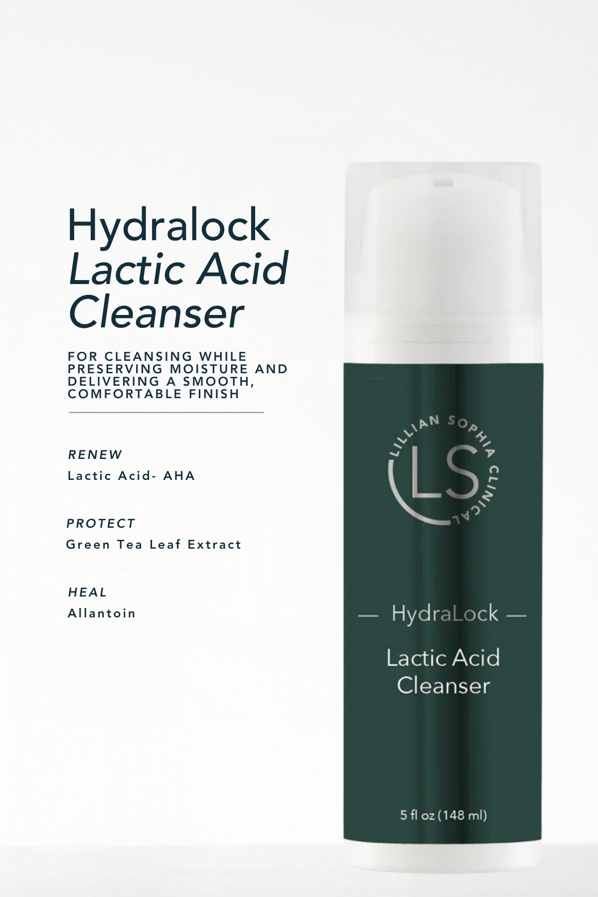HydraLock Lactic Acid Cleanser Graphic